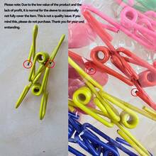 20pcs Multi-Function Snack Sealing Clips - PVC Coated Steel Clips, Suitable For Sealing Food Packaging, Potato Chip Bags And Fixing Clothes, Documents Etc. (Random Color) Suitable For Home Storage, Home Decor, Room Arrangement, Also Essential For Travel And Back To School. (2/10/20pcs Optional) - Multicolor - View 8