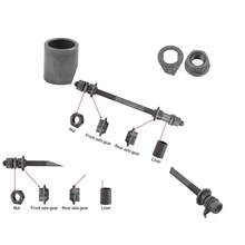 150/180mm Bike Bicycle Wheel Hub Axle Front Rear Solid Spindle Shift Shaft Sport - OC0000047647419 - View 3