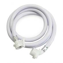 MANGUERA PARA LAVADORA DE 200CM EN COLOR BLANCA; IDEAL PARA DARLE MEJOR FUNCIONAMIENTO A LAVADORAS DEL HOGAR - 200 cm - Ver 1