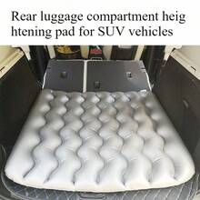 Car Inflatable Mattress (Fits Multiple Car Models) Sedan Rear Seat Travel Sleeping Pad, Foldable Convenient Storage/Suitable For Camping Trips, Portable Car Sleep Mattress, Flocked Surface, Rear Seat Gap Filler, Travel Bed, Suitable For Road Trips, Outdoor Adventures And Long Distance Travel - Multicolor - View 11