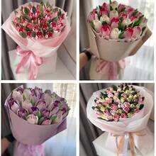 Extra Large Russian 304 Stainless Steel Seamless Peony Flower Piping Tip, 3D Bouquet Cake Decorating Tool For Candy, Mashed Potato, Mung Bean Paste, Cream, Zefir Bouquet Tool - Multicolor - View 3