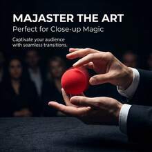 1pc/3pcs/5pcs Sponge Ball Magic Props, Rubber Sponge Material, 1 Ball Turns Into Many, Perfect For Parties, Stage Performances And Interactive Street Magic. Suitable For Beginners. - Multicolor - View 3