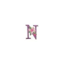 1/26pcs Computer Embroidered Floral Multi-Color English Letter A-Z Badge Patch, Clothing Accessory Decorative Patch With Back Adhesive Embroidery Fabric - Multicolor - View 13