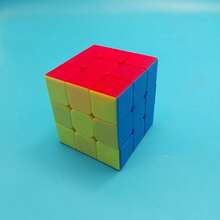 1pc 3x3x3 Speed Cube, Sticker-Less 3x3 Magic Cube, Smooth Turning, Vibrant Colors, Travel Game - Multicolor - View 8