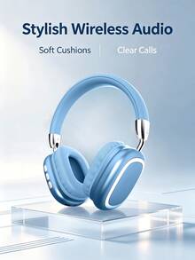 Gerripuer 新款耳罩式無線耳機 HIFI 高解析通話 舒適 MP3 可折疊可旋轉伸縮 ABS 塑料金屬質感 高端商務禮品 無線耳機 5.3 智能晶片 HIFI 音效 雙連接 超長續航 無線耳機 簡約便攜 長續航 HiFi 立體聲 低延遲 適用於手機、電腦和遊戲耳機 - 霧霾藍 - 查看 12