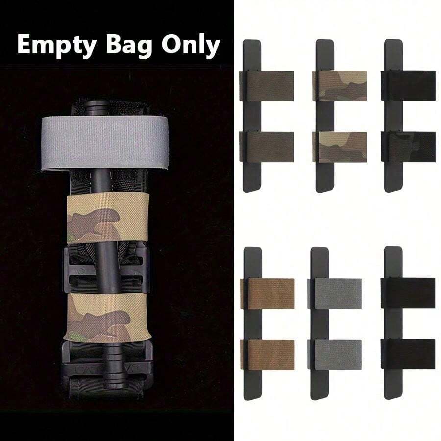 1pc Tourniquet Holder, Multi-Functional Fixing Clip, Tactical MOLLE Mount, Outdoor Backpack Accessory - Multicolor - View 1