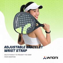 Raket Padel IANONI, Serat Karbon, Busa EVA, Model Profesional Kelas Atas, Pilihan Ideal untuk Penggemar Olahraga, Hadiah Liburan yang Sempurna - MultiWarna - View 3