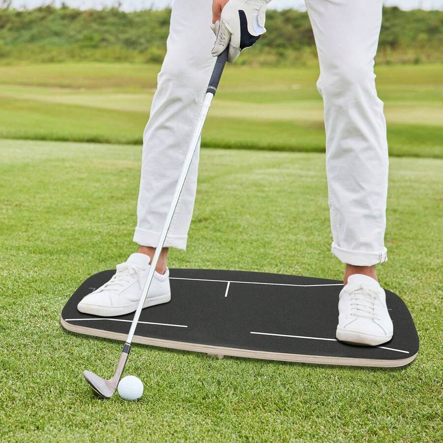 Golf Pressure Plate Golf Training Aid For Indoor Practice Weight Shift Balance Board - Black - View 1