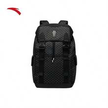 Anta Kyrie Irving Series | Kyrie Denim Vintage Floral Backpack Large Capacity Men's School Bag - Basic Black-1 - View 1