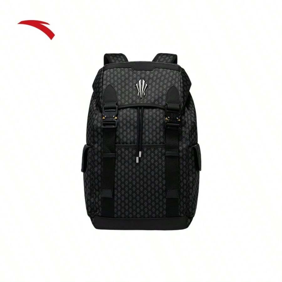 Anta Kyrie Irving Series | Kyrie Denim Vintage Floral Backpack Large Capacity Men's School Bag - Basic Black-1 - View 1
