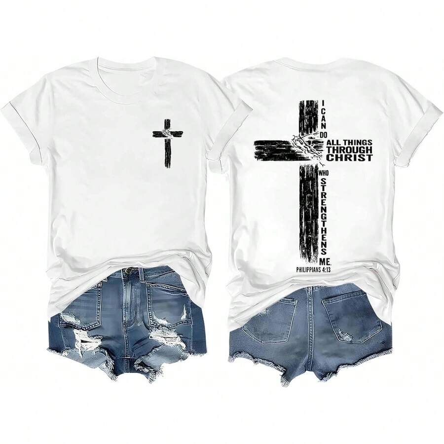 T-shirts pour femmes - Blanc - Voir 1