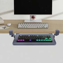 Keyboard Tray Keyboard Holder Keyboard Drawer - Black - View 4