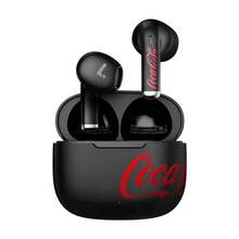 Coca-Cola T65 True Wireless Earbuds, Desain Semi-In-Ear, Diafragma Komposit 13mm, Wireless 6.0, Total Daya Tahan Baterai 20 Jam, Terjemahan AI dan Pemosisian Jarak Jauh APP, Hadiah untuk Olahraga dan Perjalanan - View 10