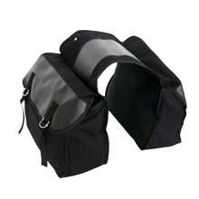 1pc Double Side Bike Pannier Bag, Large Capacity Wear-Resistant Oxford Cloth Rear Rack Storage Bag For Cycling - Multicolor - View 12