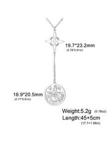 LIKGREAT 1pc Double Amulet Protection Necklace Knot Pentagram Four-Character Stainless Steel Protective Jewelry Wholesale - Fashion Series - View 18