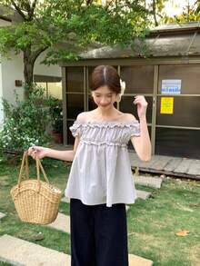 Women Blouses & Shirts - Purple - View 7