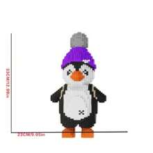 2100pcs Penguin Building Blocks, Stress Relief Handmade Craft, Cute Creative Design, Unique And Novel, Excellent Texture, Home And Office Desk Decoration - Multicolor - View 11