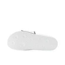 PUMA Leadcat Slides Beach Leather Trim Non-Slip Unisex White/Black - White - View 6