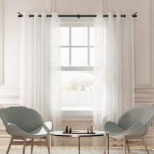 1pc Swan Style Decorative Curtain Rod, Iron Rod Body, Sturdy And Durable, Comes With Small Brackets For Secure Installation, Black Elegant Low-Key Versatile, Halloween Gift Card, Recommended Item - 1PC - View 5