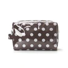 Brown and White Polka Dots