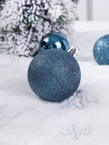 DIY Wreath, Shiny Holiday Decoration Pendant - Blue - View 8