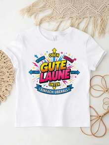 Damen-T-Shirt mit V-Ausschnitt und dem Slogan "Good Vibes Easy Everywhere", Y2K-Style, Oversized, Unisex, für Damen und Herren, Urban Beachwear, Fotografie und Komfort - Weiss - Übersicht 2