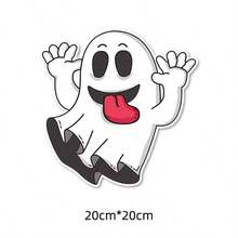 New Car Stickers For Halloween: Ghost, Witch, Creative Decoration, Body Decals, Window Stickers, Bumper Stickers. - Ghost Stickers - View 10