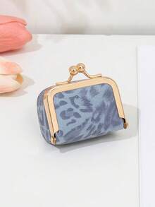 CHARM INFINITE Litchi Texture Kiss Lock Mini Coin Purse, Portable PU Leather Small Wallet For Coins, Rings, Earrings, Jewelry Daily Storage Bag - Multicolor - View 19