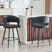 Modern Dining Chair – Mid-Century Style - 黑色 - 查看 2