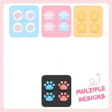 Pelindung Joystick Silikon Bertema Game yang Lucu untuk Switch 2/NS2/Switch2 - Desain Hewan & Karakter yang Cerah, Pelindung Joystick Thumb Rocker yang Tahan Lama, Pegangan Anti Selip, Mudah Dibersihkan, Aksesori Gaming, Desain yang Menyenangkan, Halus - View 9