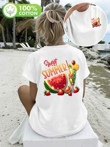 Women T-Shirts - White - View 1