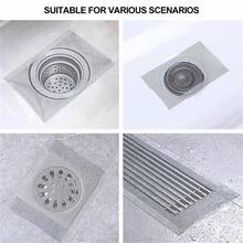 1 捲 7*500cm 一次性排水口貼紙，適用廚房與浴室，防堵塞頭髮與昆蟲過濾網 - A - 查看 10