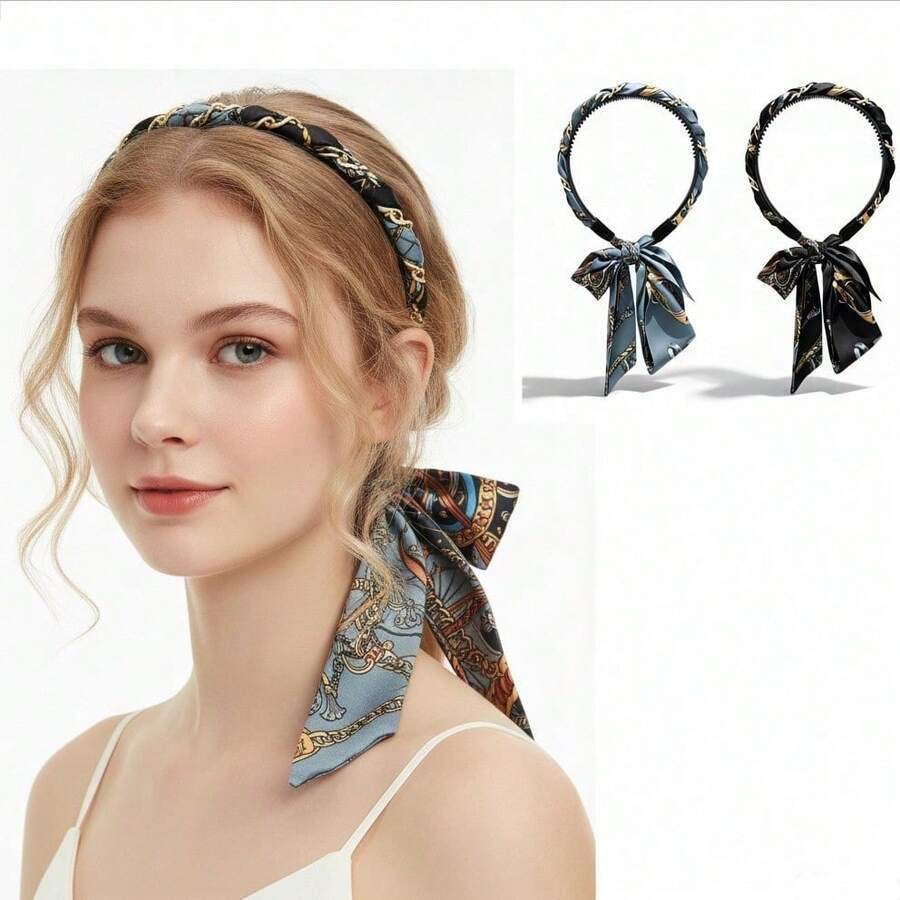 Soft High-Elasticity Sports Headband, Anti-Slip Sweat-Absorbing, Suitable For Gym And Daily Wear - Multicolor - View 1
