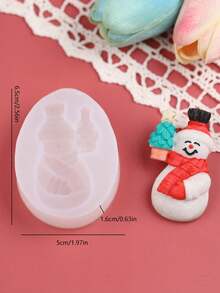 Christmas Series Snowman Candy Cane Rocking Horse DIY Silicone Mold 1pc - Christmas Style - View 2