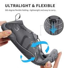 ZIITOP Water Shoes For Women, Wide Toe Box, Barefoot Quick Drying, Suitable For Beach Or Swimming - Dark Grey - View 7