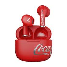 Coca-Cola T65 True Wireless Earbuds, Desain Semi-In-Ear, Diafragma Komposit 13mm, Wireless 6.0, Total Daya Tahan Baterai 20 Jam, Terjemahan AI dan Pemosisian Jarak Jauh APP, Hadiah untuk Olahraga dan Perjalanan - View 8