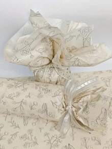 Floral Pattern Semi-Transparent Tissue Paper - Wax Coated, 20x14 Inches, Suitable For Christmas Decoration, Wedding, Valentine's Day, Birthday Gifts, Bouquet Wrapping, Party Gifts, Gift Wrapping Supplies | Decorative Tissue Paper | Wax Coated Paper, Gift Wrapping Supplies, Tissue Paper, Tissue Paper/Halloween Wrapping Paper, Gift Wrapping Paper, Christmas Tissue Paper/Christmas Wrapping Paper - Multicolor - View 4