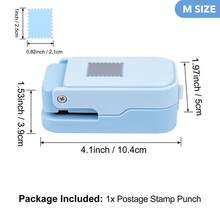 Alat Pelubang Tepi Stempel, Cocok untuk Buku Catatan Vintage dan Scrapbooking, Pelubang Manual yang Dapat Ditumpuk, Penyelarasan dan Pemotongan Presisi, Dirancang untuk Kartu Ucapan Buatan Tangan, Alat Dekorasi Kerajinan Kertas DIY - MultiWarna - View 14