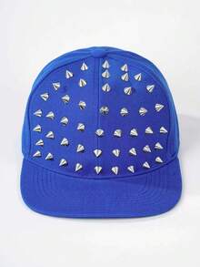 A Newly Designed Studded Hat, Both Fashionable And Versatile, Decorated With Shiny Party Fabric And Rhinestones, Showcasing Personal Charm. - Multicolor - View 18