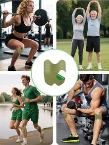 100/60/20PCS Disposable Non-Woven Self-Heating Warm Compress Patches, Containing Natural Plant Extracts, Lightweight Texture, Gentle On Skin, Can Be Applied To Neck, Shoulders, Knees, Back, Waist, Arms, Wrists, Suitable For Home Leisure Daily Use And Pre/Post Workout Warm Compress Application. - Multicolor - View 8
