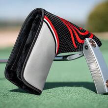 1PC Mesh Surface Spiral Embroidery Blade Putter Cover, Unisex Golf Training Accessory - Multicolor - View 3