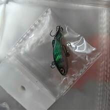 HENGJIA 沉水 VIB 釣魚路亞 4g 微振動硬餌 震動搖擺發光雷射鱗片仿真餌，適用於鱒魚、鱸魚、淡水魚 - 彩色 - 查看 14