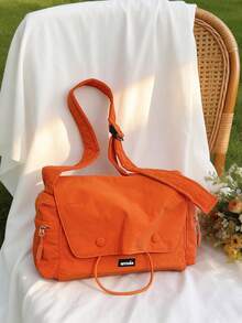Men's Fashion Casual Large Capacity One Shoulder Crossbody Messenger Bag - Multicolor - View 14