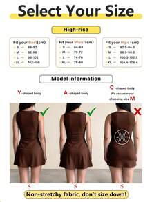 Women's Twist Vest-Style Short Dress, Slim-Fitting A-Line Skirt, Sexy Style, Perfect For Spring And Summer Outings And Dates. Elegant, Date Night - Coffee Brown - View 7