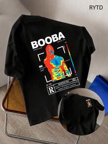 2026. Suéteres. Impresa con un diseño de tenis y vacaciones, camiseta de verano para hombre hecha de 100% algodón puro de alta calidad. - Negro - Ver 6