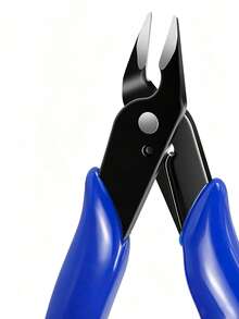 5 Inch Micro Flush Cutter, Small Wire Cutters Spring Loaded Cutting Pliers, Wire Cutters For Jewelry Making, Soft Copper Wire, Floral, Electronics, Model Craft, Heating Wire, 3D Print - A - View 5