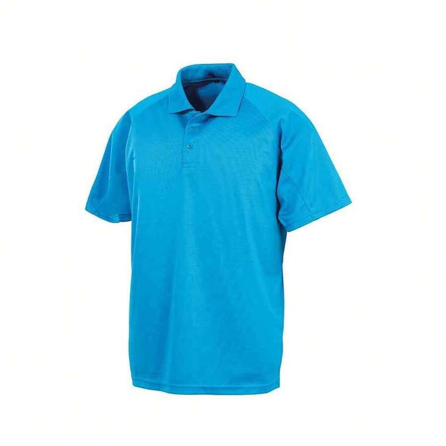 Spiro Womens/Ladies Performance Aircool Polo Shirt - Ocean Blue - View 1