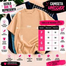 Camiseta Tshirt 100% Algodão Tecido Premium Delicado Casual Academia Nossa Senhora - Caqui - Visão 3