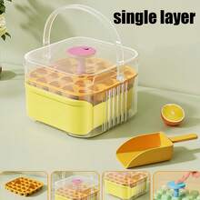 Leak-Proof Popsicle Mold - With Lid And Sticks - Homemade Ice Cream Tool - Home Ice Cube Tray (Christmas Halloween Essential) - Solid Color - View 12