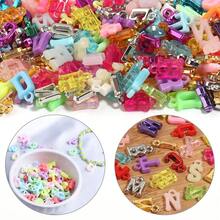 27g Pack (Approx. 100pcs) Colorful Acrylic Letter Charms, DIY Jewelry Making Accessories, Suitable For Necklaces, Bracelets, Earrings, Clothing And Shoes Decoration - Alphabet Pendant - View 6